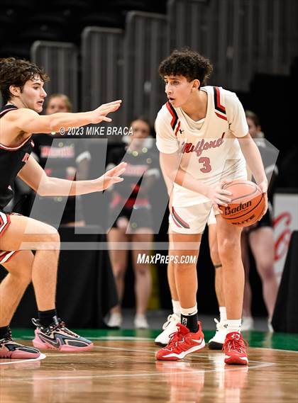 Thumbnail 1 in Winchester vs Milford ( Andrew James Lawson Foundation Invitational at TD Garden) photogallery.