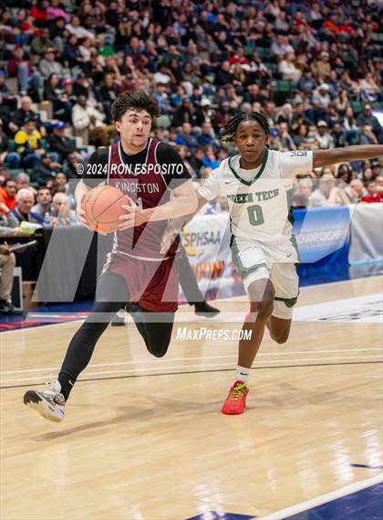 Thumbnail 3 in Kingston vs Green Tech (NYSPHSAA Class AAA Semifinal) photogallery.
