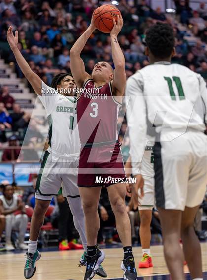 Thumbnail 3 in Kingston vs Green Tech (NYSPHSAA Class AAA Semifinal) photogallery.