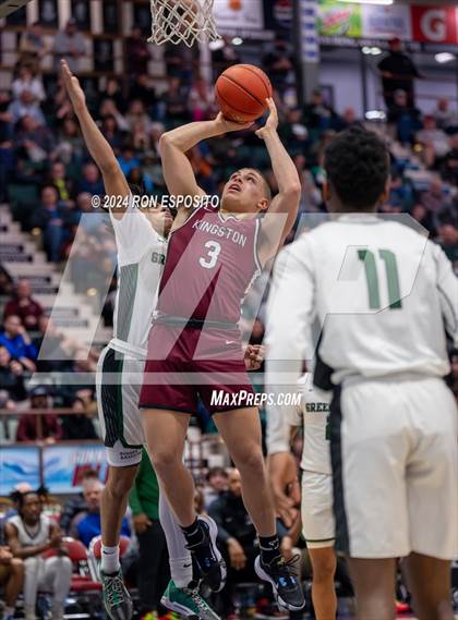 Thumbnail 2 in Kingston vs Green Tech (NYSPHSAA Class AAA Semifinal) photogallery.