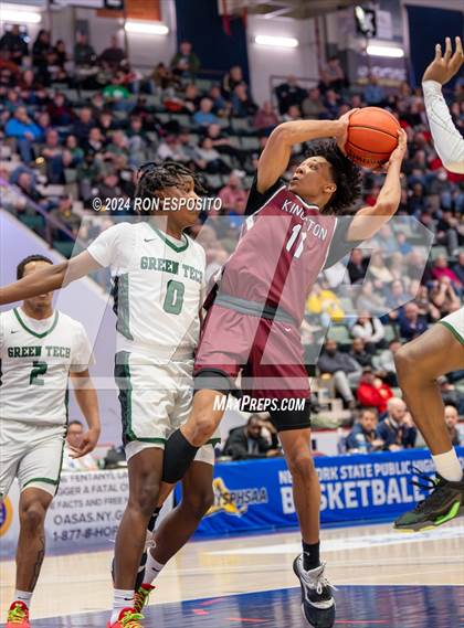 Thumbnail 2 in Kingston vs Green Tech (NYSPHSAA Class AAA Semifinal) photogallery.