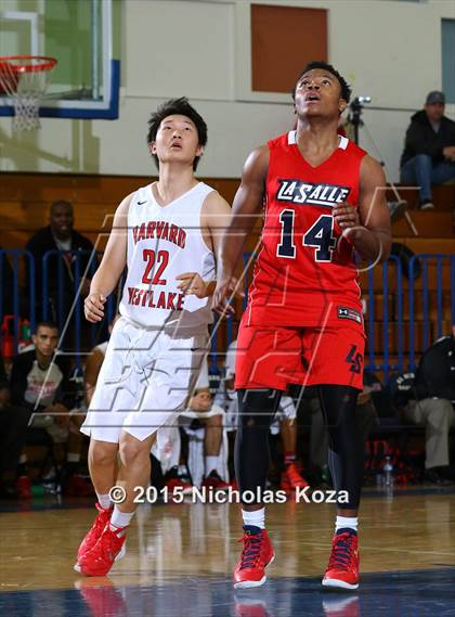 Thumbnail 2 in Harvard-Westlake vs. La Salle (El Segundo Tournament) photogallery.