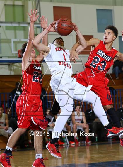 Thumbnail 2 in Harvard-Westlake vs. La Salle (El Segundo Tournament) photogallery.