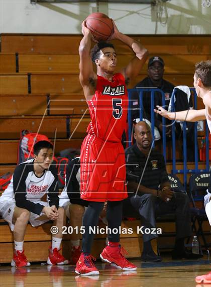 Thumbnail 2 in Harvard-Westlake vs. La Salle (El Segundo Tournament) photogallery.