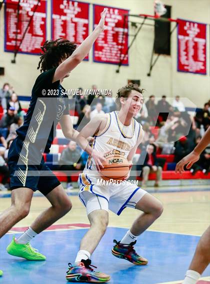 Thumbnail 1 in Agoura vs Notre Dame (SO) (Big Valley Classic Tournament -Faith Baptist) photogallery.