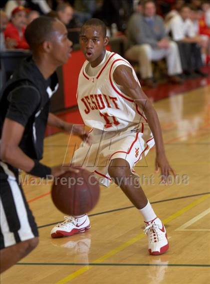 Thumbnail 1 in Jesuit vs. Johnson (Cordova Christmas Classic) photogallery.