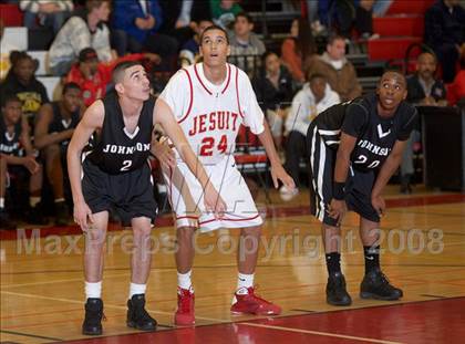 Thumbnail 3 in Jesuit vs. Johnson (Cordova Christmas Classic) photogallery.