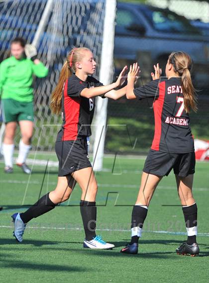 Thumbnail 1 in Seattle Academy vs Forest Ridge Sacred Heart photogallery.