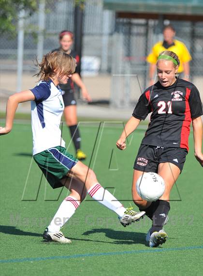 Thumbnail 2 in Seattle Academy vs Forest Ridge Sacred Heart photogallery.