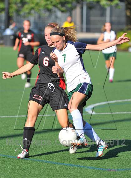 Thumbnail 1 in Seattle Academy vs Forest Ridge Sacred Heart photogallery.