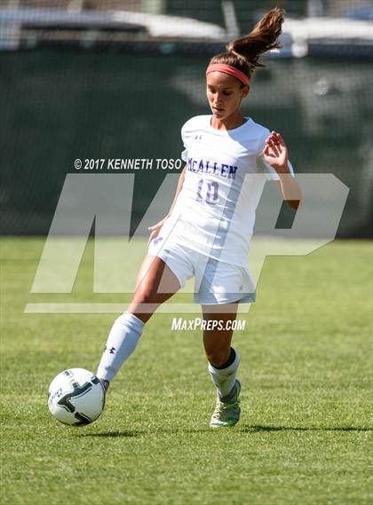 Thumbnail 2 in Vandegrift vs. McAllen (UIL 6A Regional Semifinal) photogallery.
