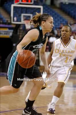 Thumbnail 2 in Canyon Springs vs. Oakland Tech (State D1 Final) #1 photogallery.