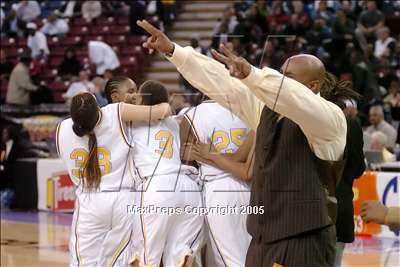 Thumbnail 2 in Canyon Springs vs. Oakland Tech (State D1 Final) #1 photogallery.