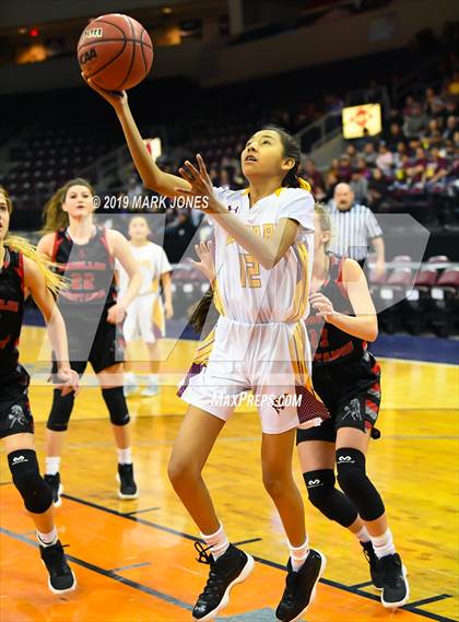 Thumbnail 1 in Rock Point vs. Mogollon  (AIA 1A Semifinal) photogallery.