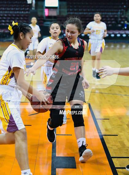 Thumbnail 1 in Rock Point vs. Mogollon  (AIA 1A Semifinal) photogallery.