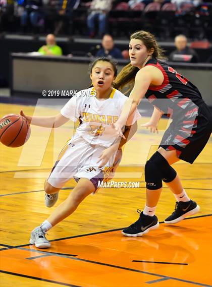 Thumbnail 1 in Rock Point vs. Mogollon  (AIA 1A Semifinal) photogallery.