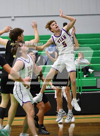 Thumbnail 1 in Salina vs Vian (2023 Gore Tournament) photogallery.