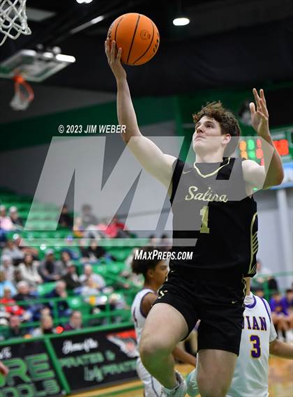 Thumbnail 1 in Salina vs Vian (2023 Gore Tournament) photogallery.