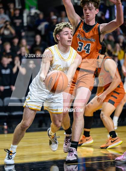 Thumbnail 1 in Bishop Kelly vs. Ridgevue (IHSAA 4A District III Final) photogallery.