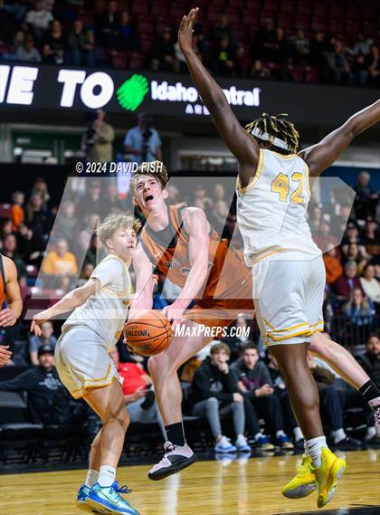 Thumbnail 1 in Bishop Kelly vs. Ridgevue (IHSAA 4A District III Final) photogallery.