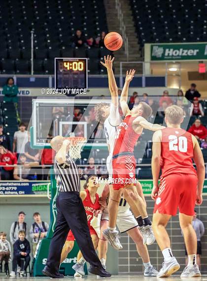 Thumbnail 3 in Notre Dame vs Trimble (OHSAA Division IV Southeast 2 Sectional Quarterfinal) photogallery.