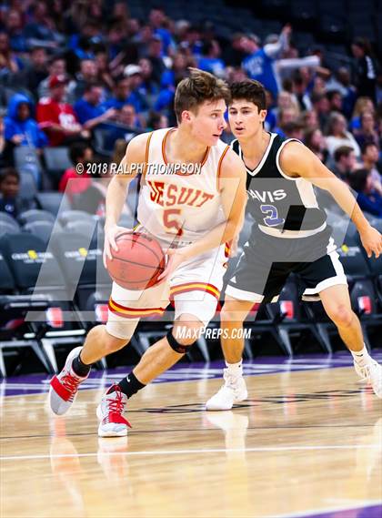 Thumbnail 2 in Davis vs. Jesuit (@ Golden One Center) photogallery.