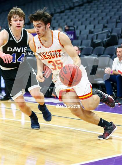 Thumbnail 3 in Davis vs. Jesuit (@ Golden One Center) photogallery.