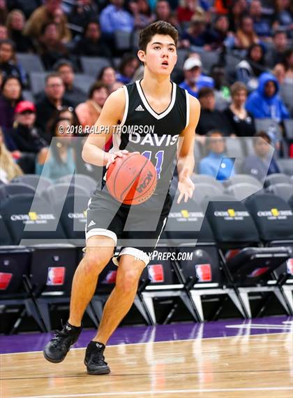 Thumbnail 1 in Davis vs. Jesuit (@ Golden One Center) photogallery.