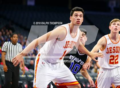 Thumbnail 1 in Davis vs. Jesuit (@ Golden One Center) photogallery.