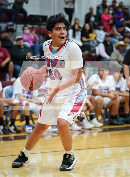 Thumbnail 1 in Owyhee vs. Eureka (NIAA 1A East Boys Championship) photogallery.