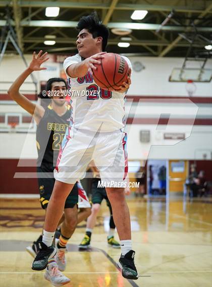 Thumbnail 1 in Owyhee vs. Eureka (NIAA 1A East Boys Championship) photogallery.