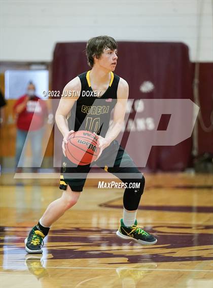 Thumbnail 2 in Owyhee vs. Eureka (NIAA 1A East Boys Championship) photogallery.