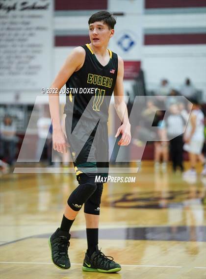 Thumbnail 2 in Owyhee vs. Eureka (NIAA 1A East Boys Championship) photogallery.