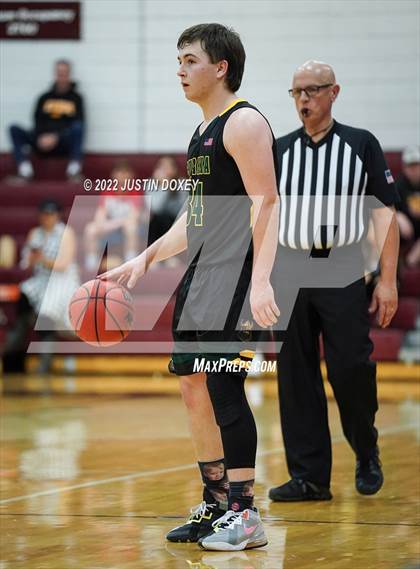 Thumbnail 2 in Owyhee vs. Eureka (NIAA 1A East Boys Championship) photogallery.