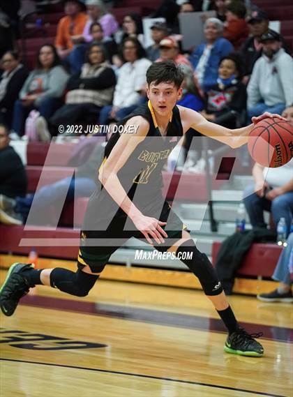 Thumbnail 1 in Owyhee vs. Eureka (NIAA 1A East Boys Championship) photogallery.