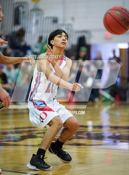 Thumbnail 1 in Owyhee vs. Eureka (NIAA 1A East Boys Championship) photogallery.