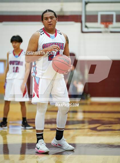 Thumbnail 2 in Owyhee vs. Eureka (NIAA 1A East Boys Championship) photogallery.