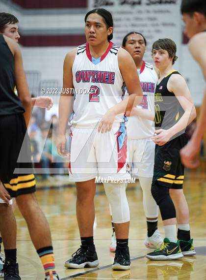 Thumbnail 3 in Owyhee vs. Eureka (NIAA 1A East Boys Championship) photogallery.