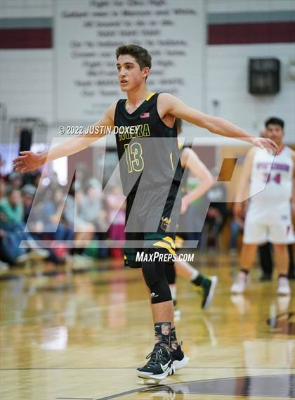 Thumbnail 2 in Owyhee vs. Eureka (NIAA 1A East Boys Championship) photogallery.