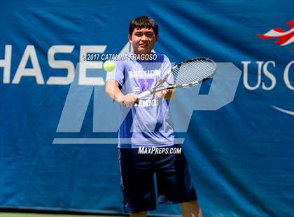 Thumbnail 1 in NYSPHSAA Championships (Doubles 1st Round)  photogallery.