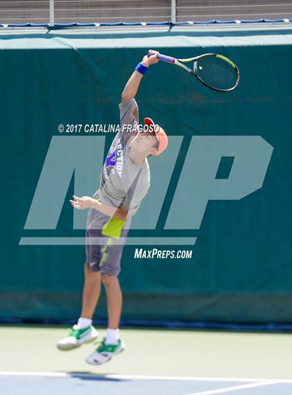 Thumbnail 3 in NYSPHSAA Championships (Doubles 1st Round)  photogallery.