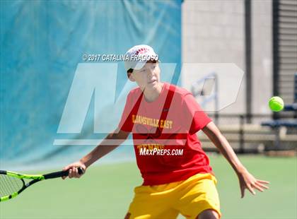 Thumbnail 1 in NYSPHSAA Championships (Doubles 1st Round)  photogallery.