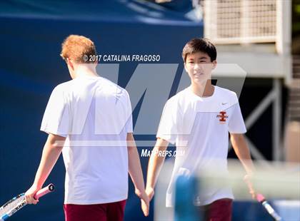 Thumbnail 1 in NYSPHSAA Championships (Doubles 1st Round)  photogallery.