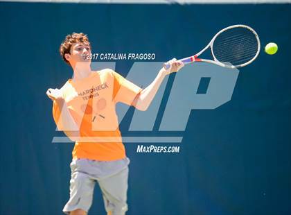 Thumbnail 1 in NYSPHSAA Championships (Doubles 1st Round)  photogallery.