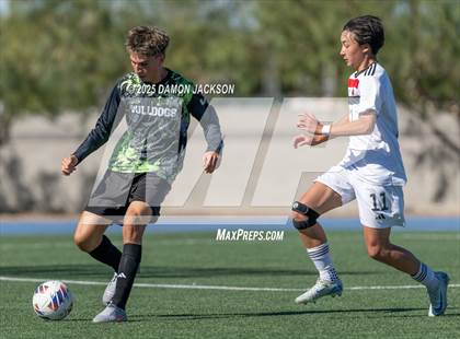 Thumbnail 3 in Truckee vs Virgin Valley (3A State Semifinals) photogallery.