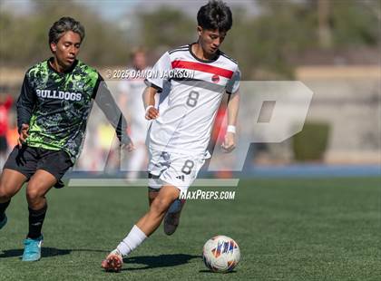 Thumbnail 2 in Truckee vs Virgin Valley (3A State Semifinals) photogallery.