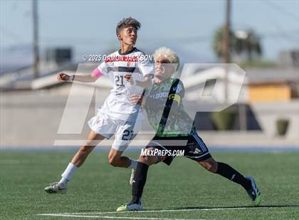 Thumbnail 1 in Truckee vs Virgin Valley (3A State Semifinals) photogallery.