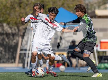 Thumbnail 3 in Truckee vs Virgin Valley (3A State Semifinals) photogallery.