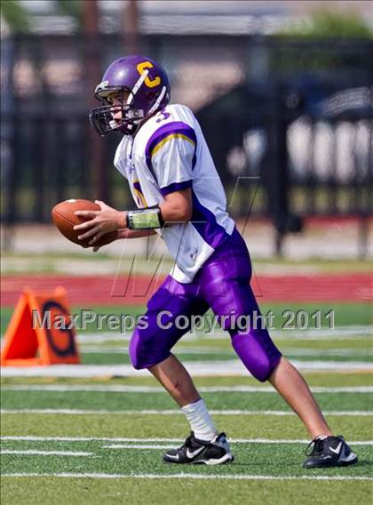 Thumbnail 3 in Mount Carmel Academy vs. Chester (Living Stones Kick Off Classic) photogallery.