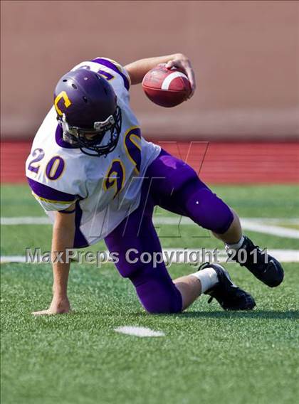 Thumbnail 3 in Mount Carmel Academy vs. Chester (Living Stones Kick Off Classic) photogallery.
